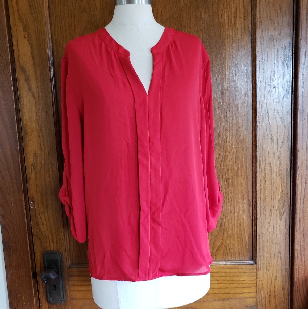 Split Neck Blouse - image 1